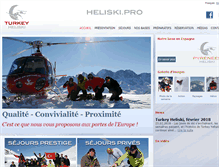 Tablet Screenshot of heliski.pro