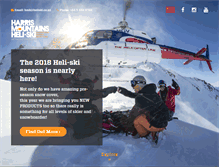 Tablet Screenshot of heliski.co.nz